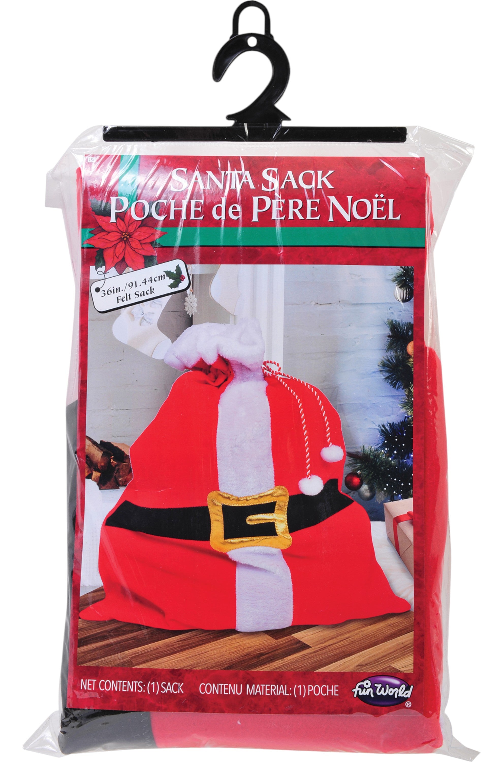 36-Inch Felt Santa Sack