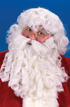 Deluxe Santa Wig and Beard Set