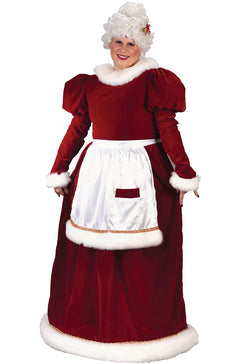 Velvet Mrs Claus Plus Size Costume