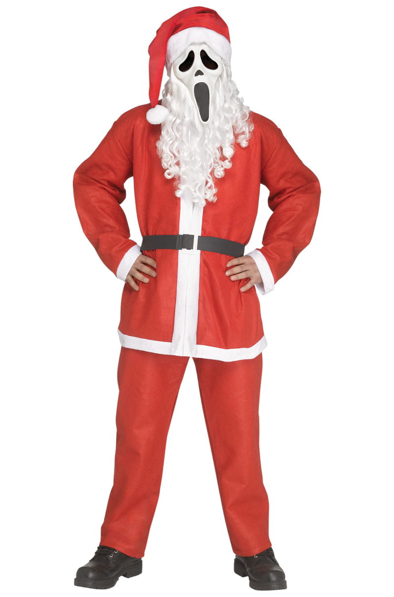 Ghost Face Pub Crawl Santa Plus Size Costume
