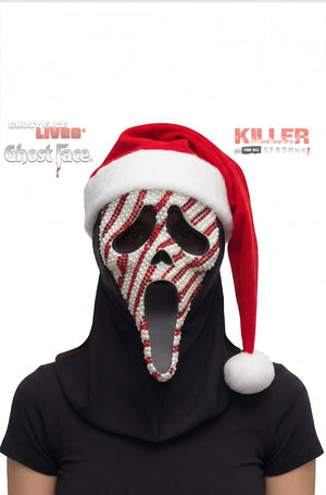 Ghost Face Bling Candy Cane Adult Mask
