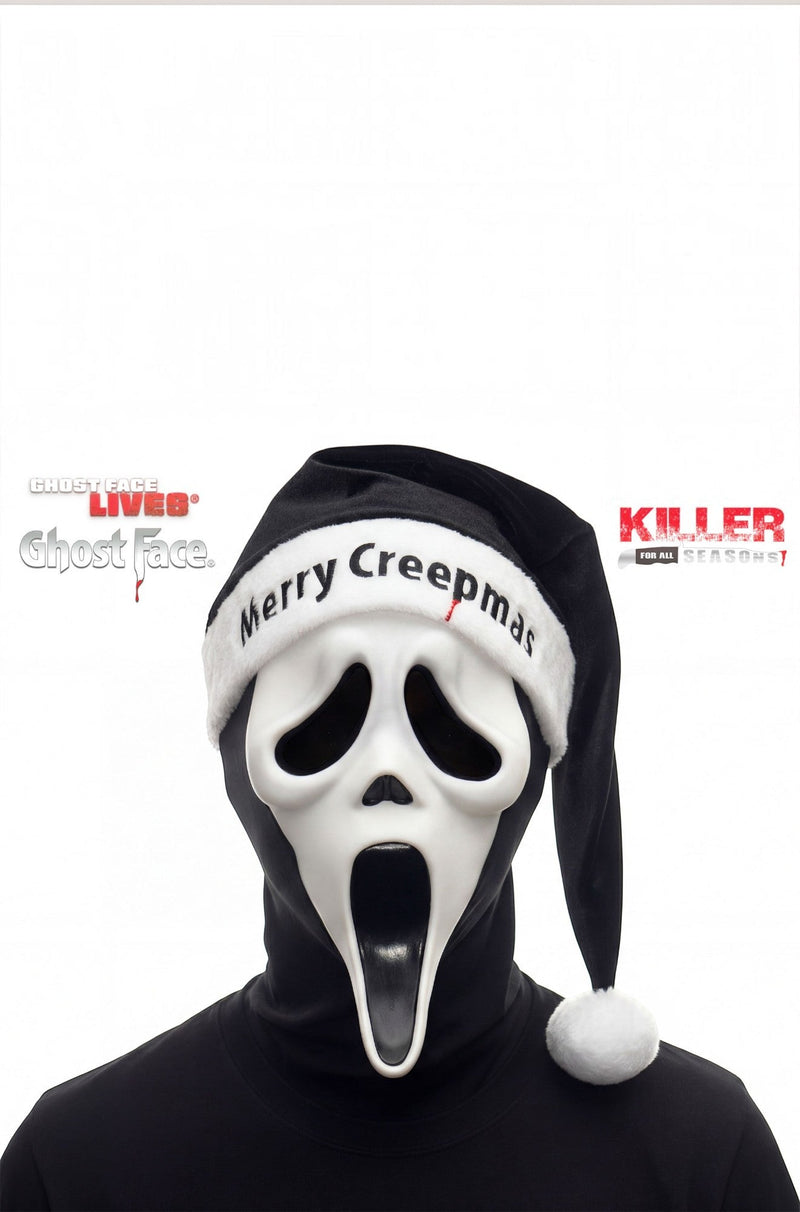 Ghost Face Horror Santa Adult Mask