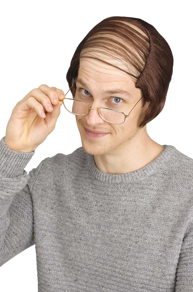 Comb Over Costume Wig (Brown)