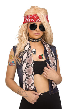 Decades Instant Costume Kit (80's Rocker)
