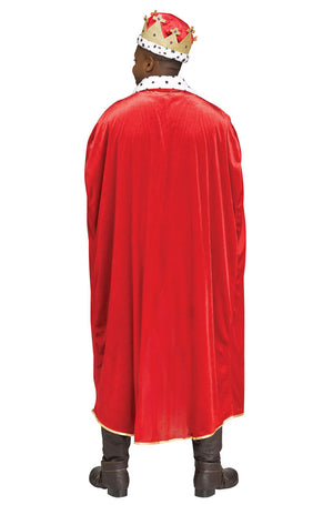 Red King Robe/Crown Adult Costume