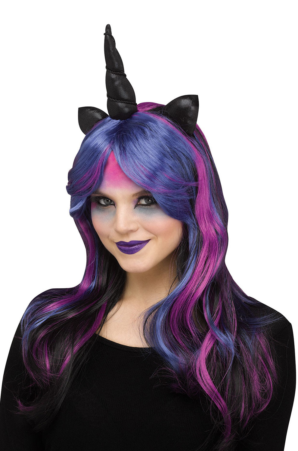 Unicorn Horn Adult Wig (Dark)