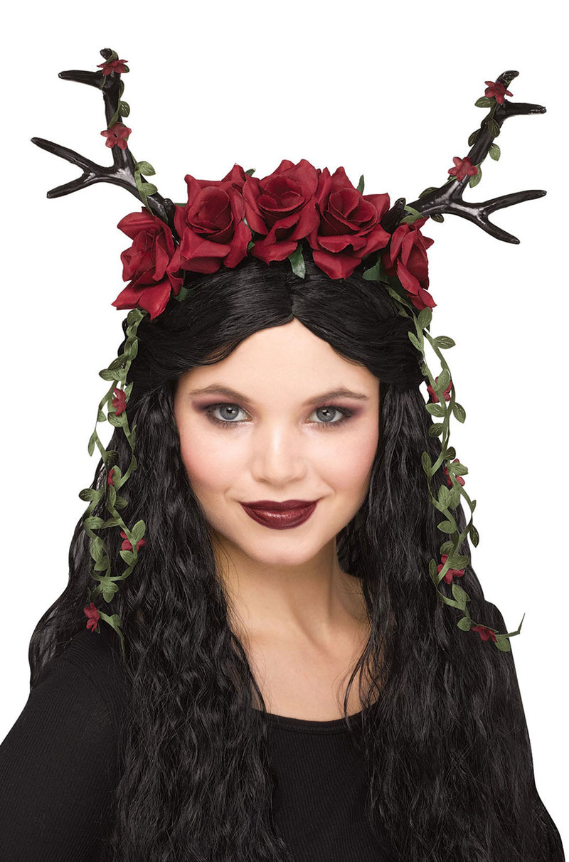 Faun Fantasy Headpiece (Red)