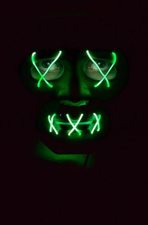 String Illumination Mask (Black/Green)