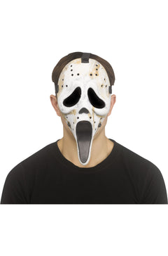 Ghost Face Adult Hockey Mask (Distressed)