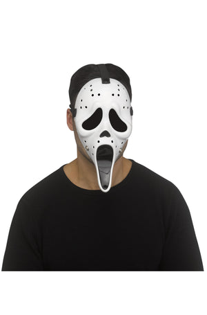 Ghost Face Adult Hockey Mask (White)