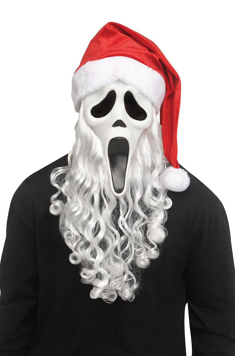 Ghost Face Santa Adult Mask