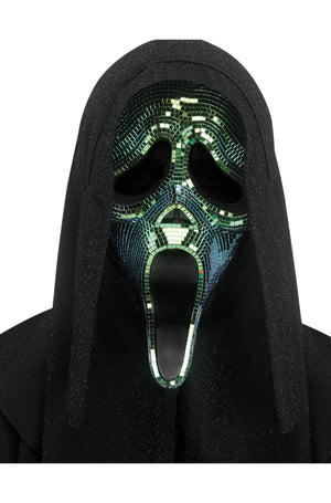 Ghost Face Oil Slick Disco Adult Mask