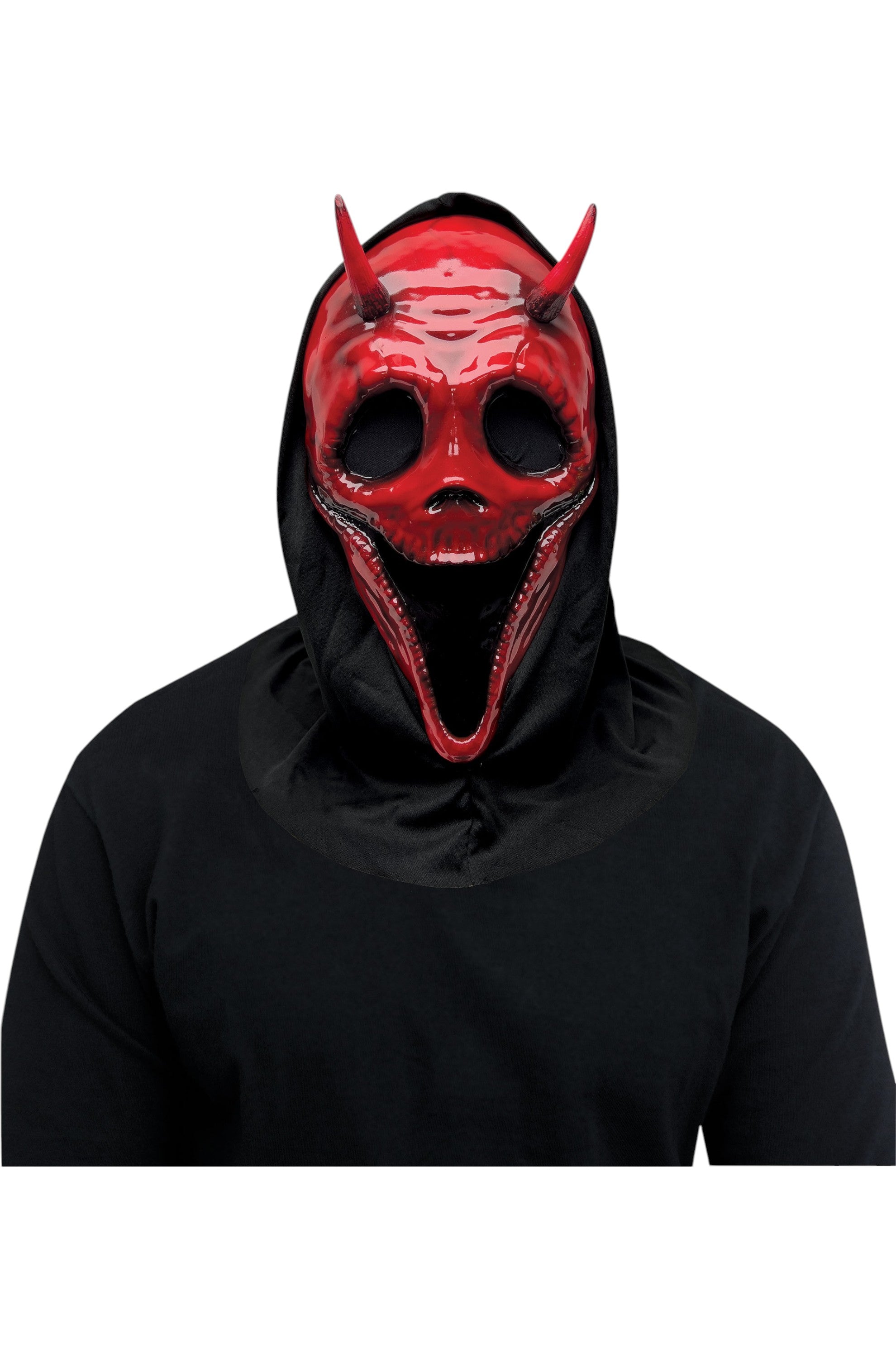 Red Skull Devil Fiend Adult Mask
