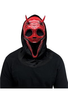 Red Skull Devil Fiend Adult Mask