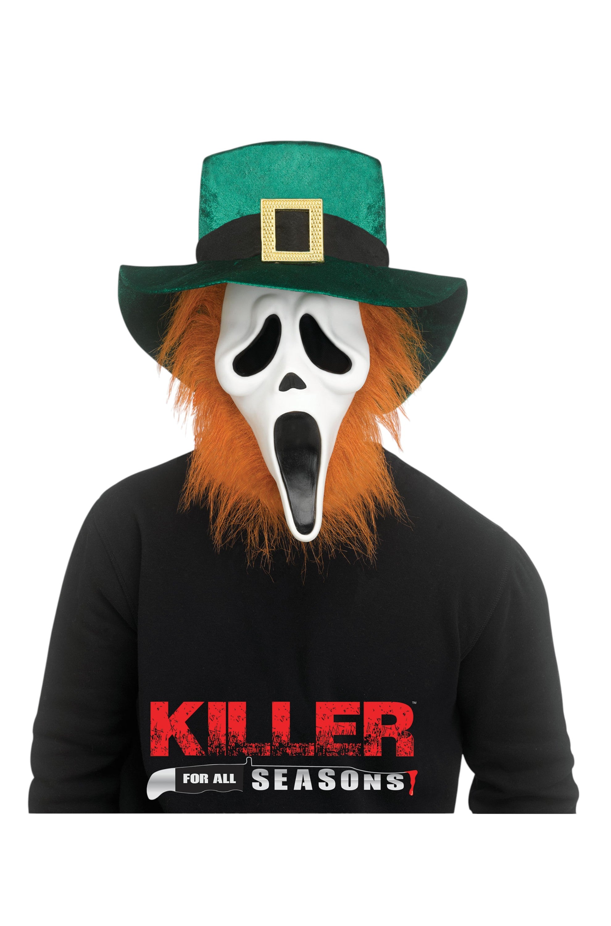 St. Patrick's Day Ghost Face Adult Mask