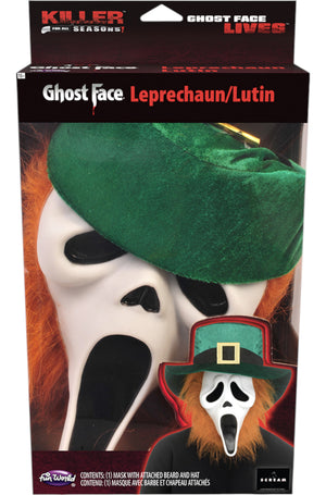 St. Patrick's Day Ghost Face Adult Mask