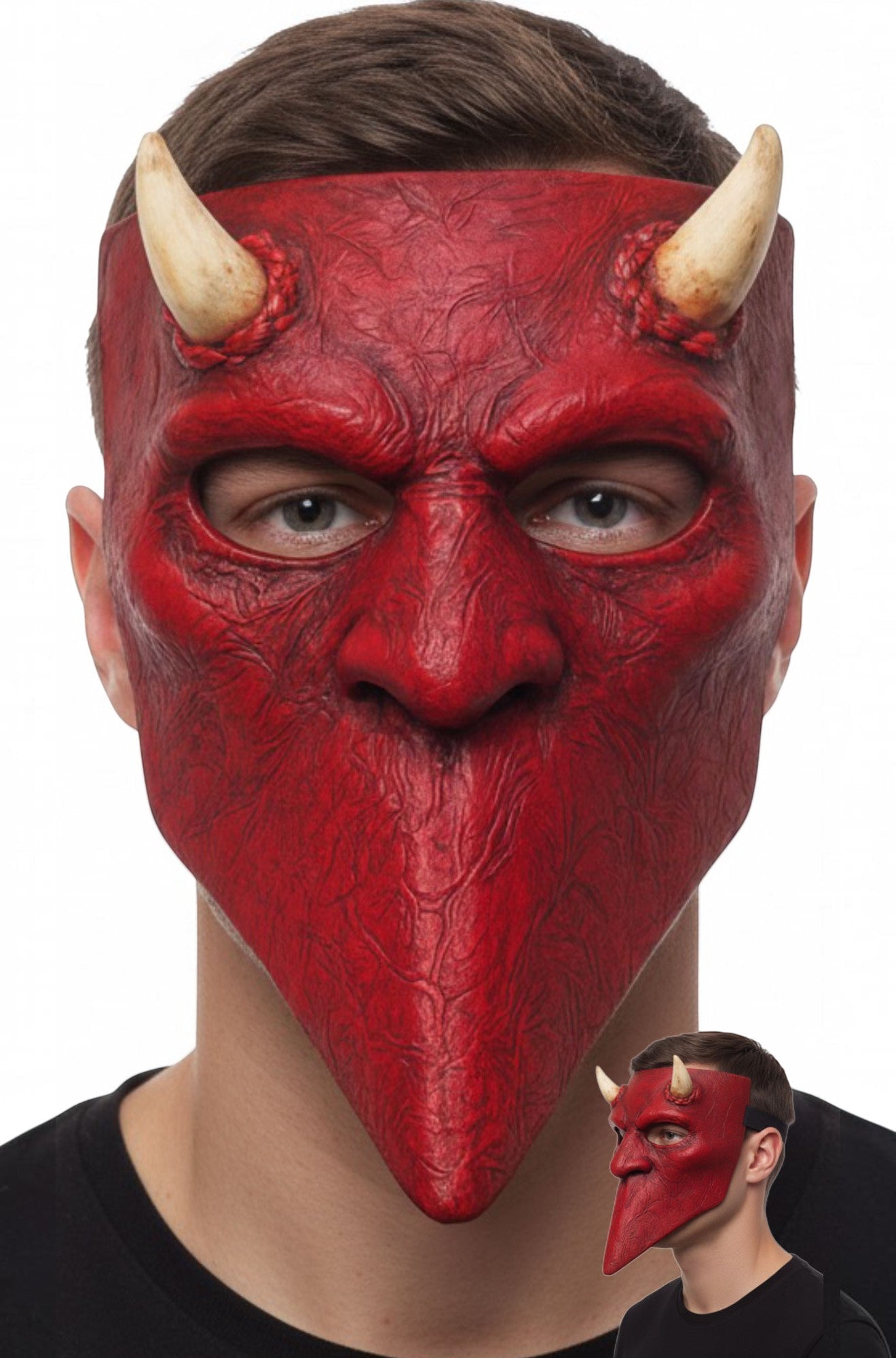 Devil Bauta Adult Mask