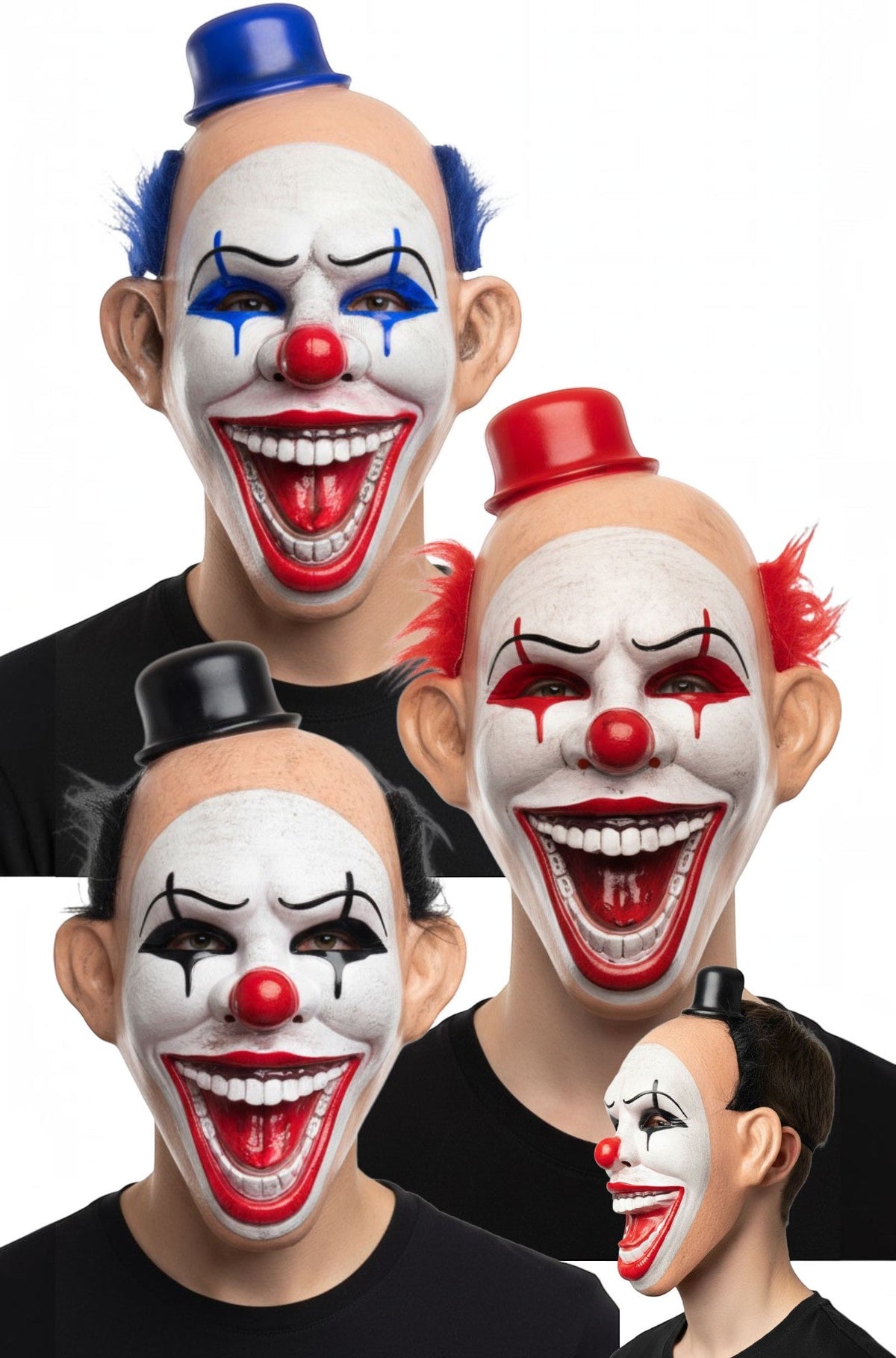 Circus Freak Adult Mask (Red)