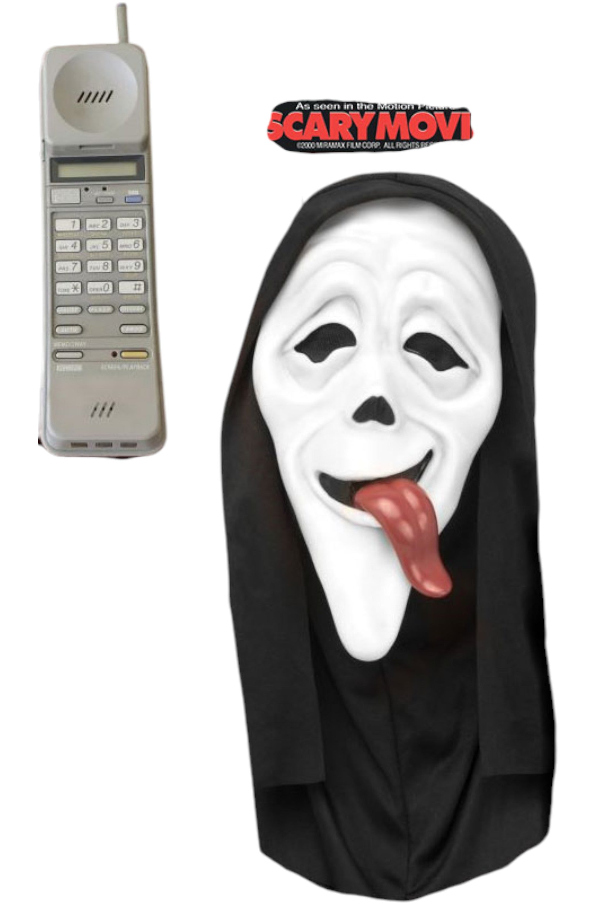 WASSUP! Mask & Phone Adult Costume Kit
