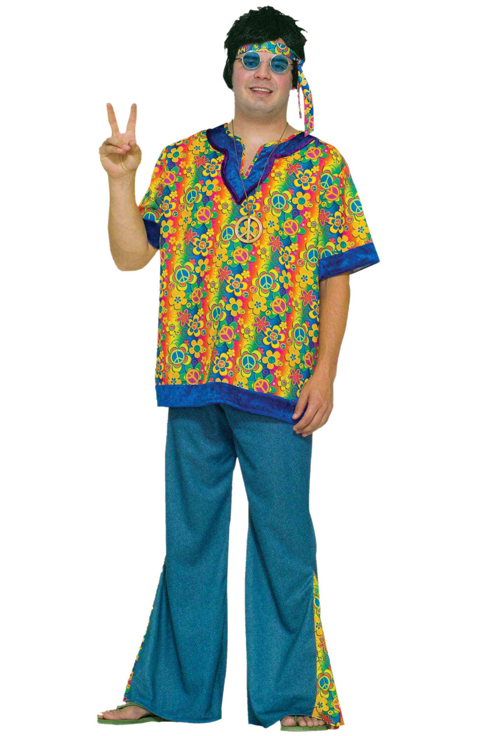 Hippie Dude Plus Size Costume