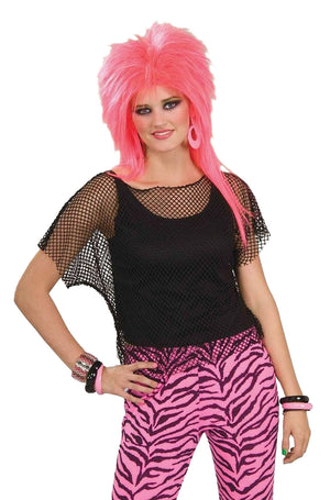 Black Mesh Top Adult Costume