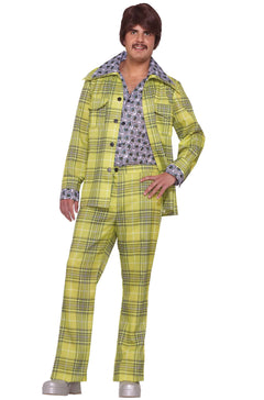 Plaid Leisure Suit Adult Costume