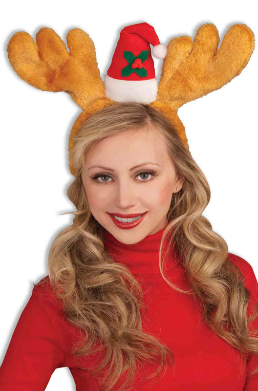 Antlers with Hat Headband