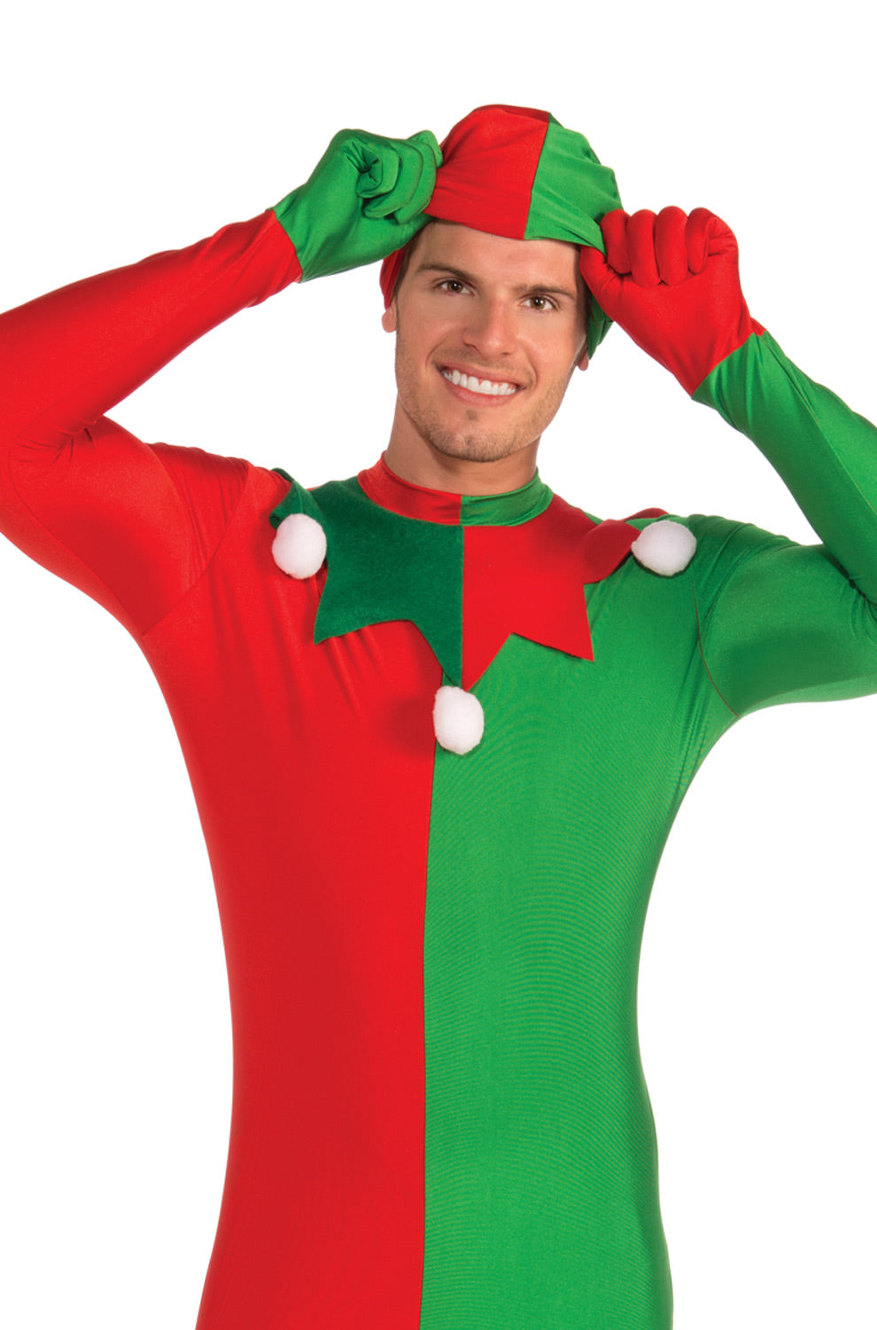 Elf Skin Suit Adult Costume (XL)