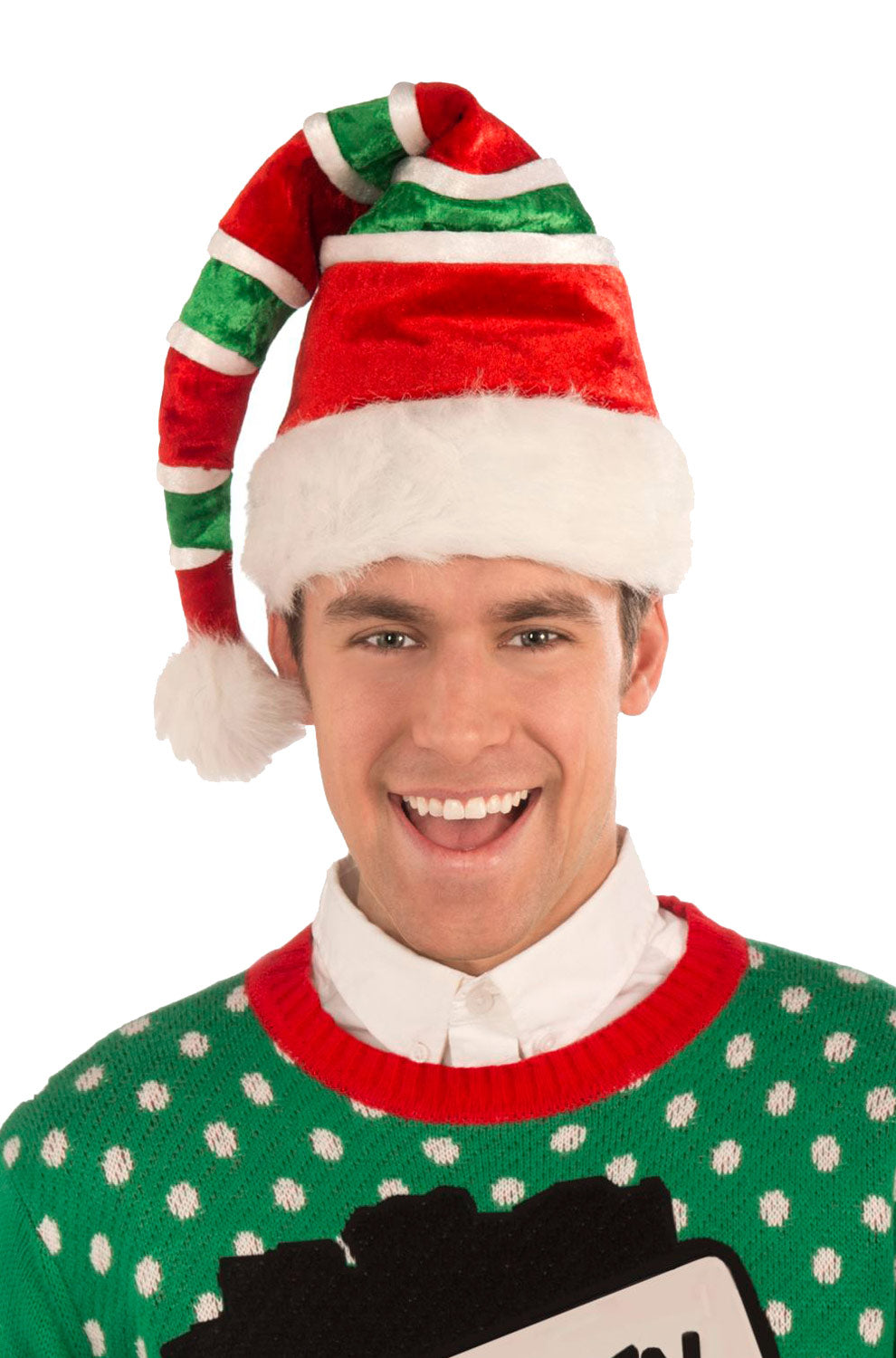 Red and Green Santa Hat