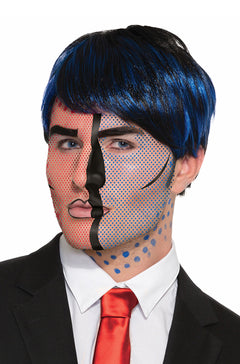 Pop Art Face Tattoo