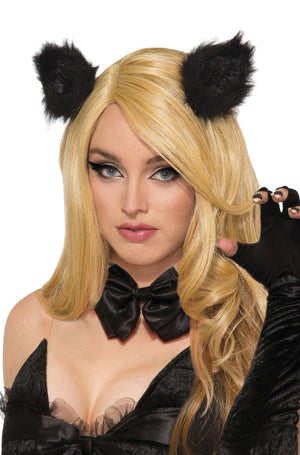Black Cat Clip-On Ears