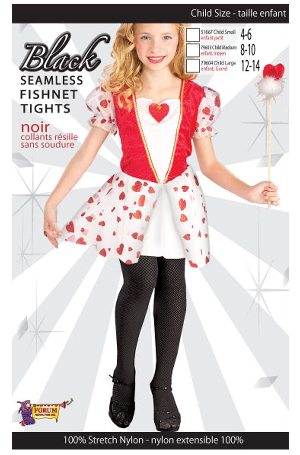 Black Child Fishnet Tights (Medium)