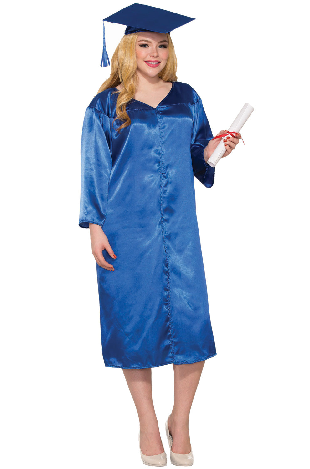 Graduation Robe Adult Costume (Blue)