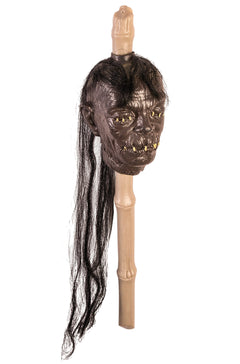 Voodoo Shrunken Head on a Stake
