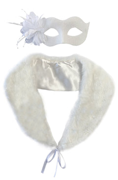 20's Flapper Stole and Mask Costume Kit