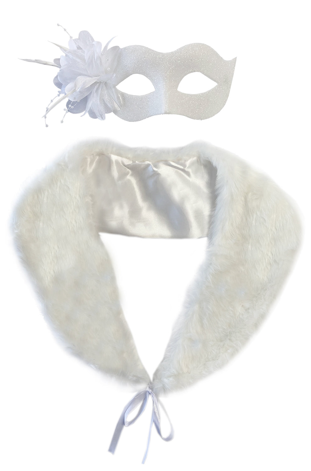 20's Flapper Stole and Mask Costume Kit
