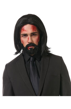 Hitman Adult Wig & Beard
