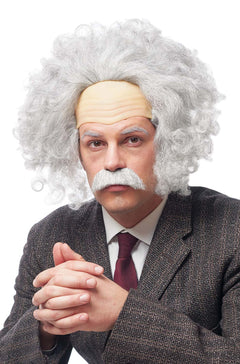 Genius Wig and Moustache Set
