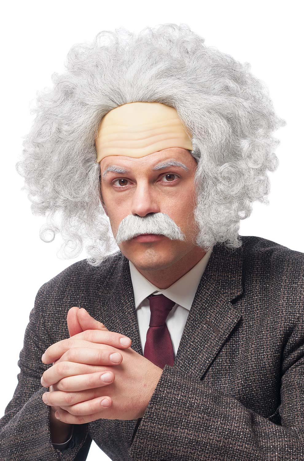 Genius Wig and Moustache Set