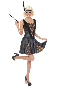 Peek-A-Boo Flapper Adult Costume