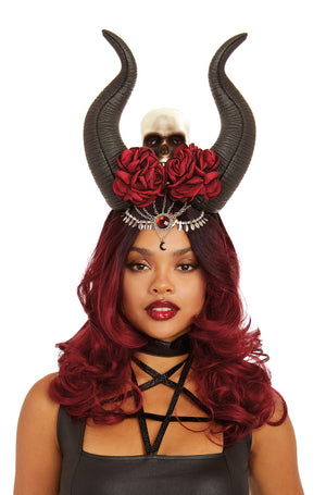 Horn & Skull Headpiece