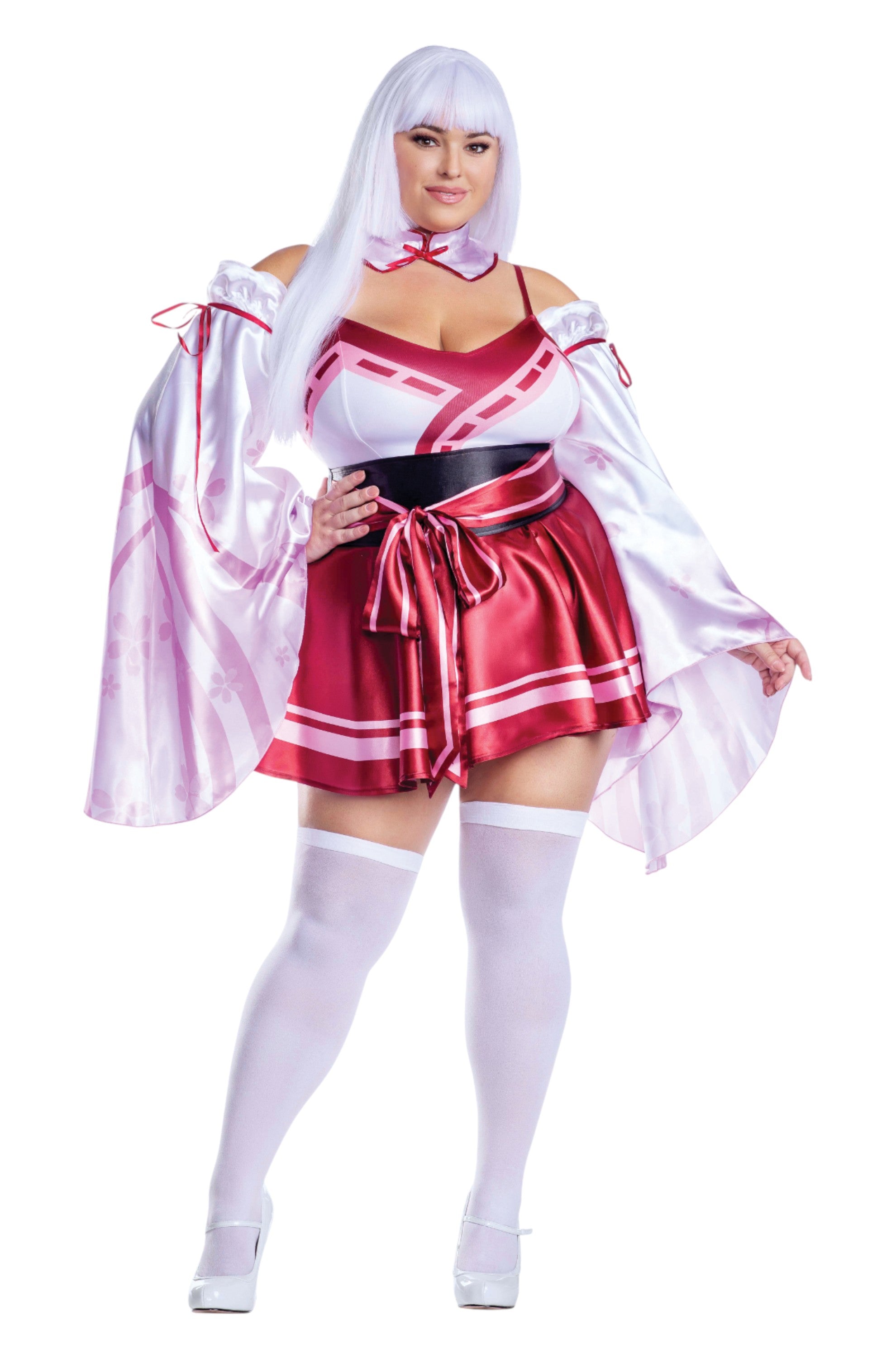 Sakura Shrine Maiden Plus Size Costume