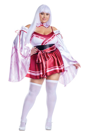 Sakura Shrine Maiden Plus Size Costume