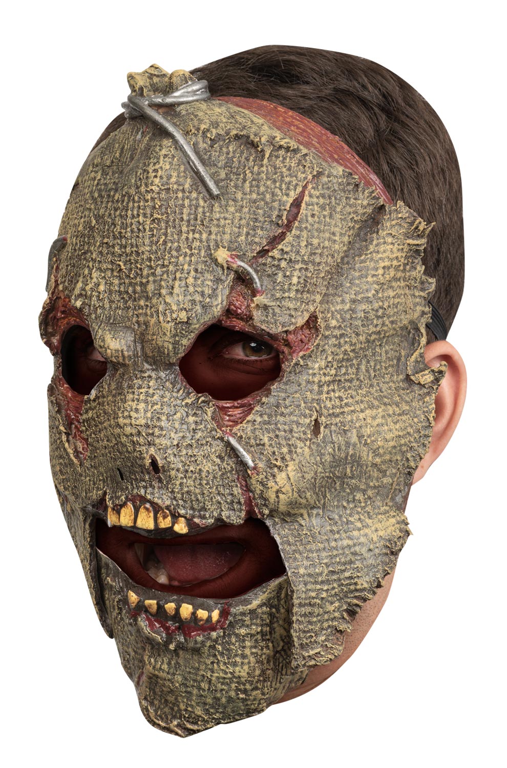 Scarecrow Moving Mouth Adult Mask