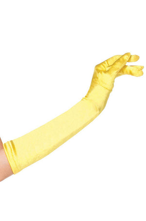 Extra Long Satin Gloves Accessory