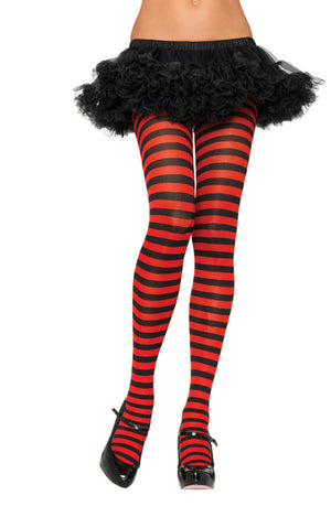 Striped Nylon Tights