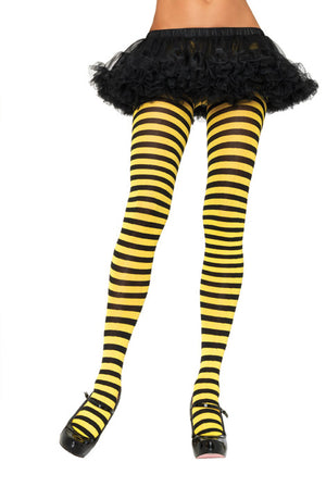 Striped Nylon Tights