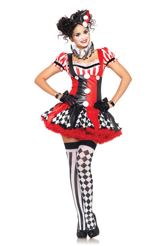 Harlequin Clown Adult Costume