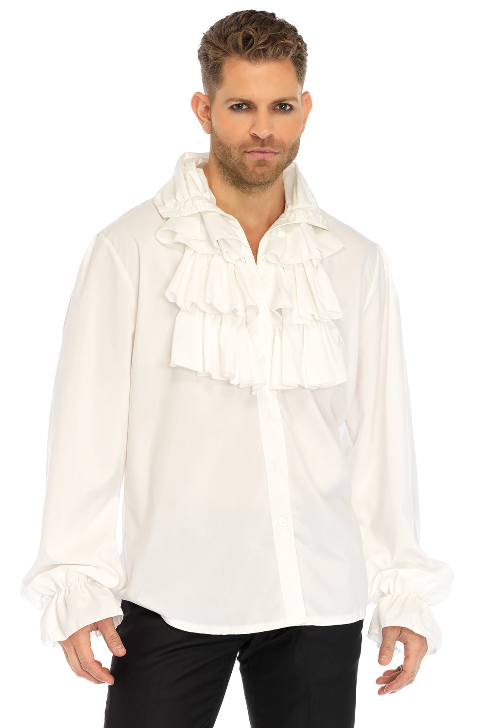 Ruffle Front Shirt Adult Costume