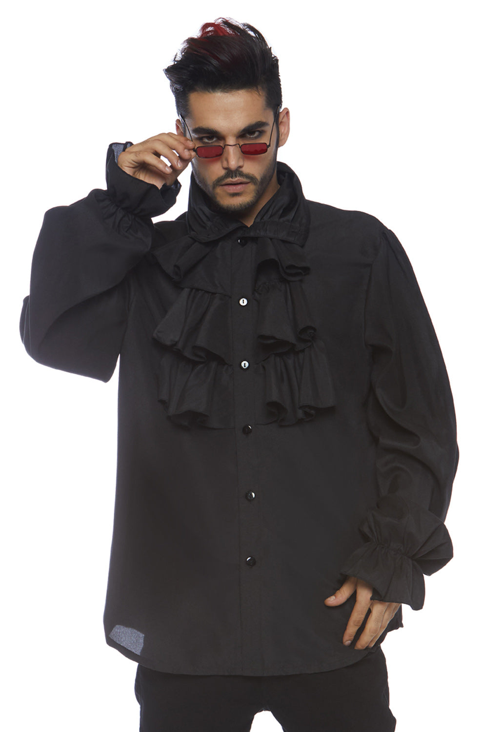 Ruffle Front Shirt Adult Costume